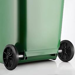 SECRET DESIREReplacement Caster for Trash Bin Spare Part Silent Wastebasket Pulley Wheels Total Length 55cm-image-90