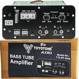 TOYOTONE 12V Dual Channel 150W Car Multi-Channel Pure Bass Amplifier Stereo Power Mono Amp Audio, Bass Subwoofer Kit, Monoblock, Class AB, MOSFET Power Supply-17