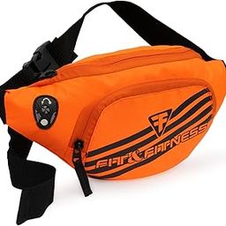 Polyester Waist Bag Waist Pack Travel Handy Hiking Zip Pouch Document Money Phone Belt Sport Bag Bum Bag for Men and Women Nylon (Orange)-image-38