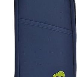 Passport Organizer, Travel Zip Pouch Document Storage Organiser for Passport, Credit Cards, Business Cards, Vehicle Documents for Man and Woman.-image-87