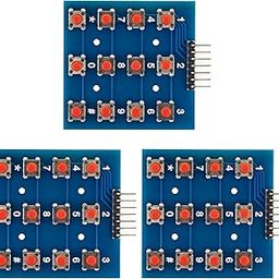naughtystarts 3x4 Push Buttons Matrix Keyboard 7 Pin 12 Keypad Switch Board for Arduino (Pack of 3pcs)-image-76