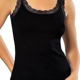 Lace Camisole Tank Tops for Women, Durable Comfy Soft Stretch Cotton Basic Cami-picture-55