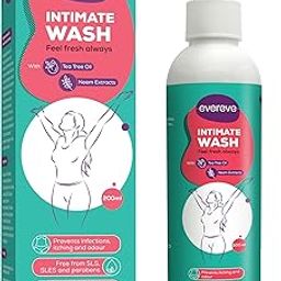 Evereve Intimate Wash for Women, 200ml, 3 in 1, No Odour, No Itching, No Irritation, with Tea Tree Oil & Neem Extract, Maintains pH balance, Dermatologically Tested, safe during Pregnancy & Periods-picture-23