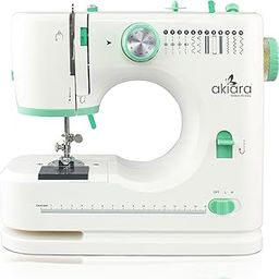 Akiara - Makes Life Easy Stitching Machine With 12 Stitch Patterns,Sewing Machine For Home Tailoring With Zig Zag,Pico,Single Needle Sewing,Automatic Thread Rewind-Ideal For Home Use - White-image-9