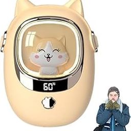 HM DECOR Hand Warmers Rechargeable, Cute Handwarmer, Portable 'USB, Reusable, Winter Heater, Best Gift for Men and Women to Keep Warm 3000 mAh Power Bank-image-13