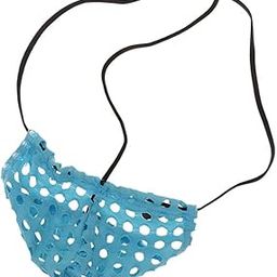 Mens Mesh Bulge Pouch G-String Thong T-Back Underwear Briefs Blue M-image-33