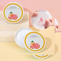 Nail Polish Remover Pads, Gel Nail Wipes Nail Paint Remover Nail Varnish Remover Pads Easy to Carry Instant Removal Nail Wipes - Pack Of 2, Multi Color.-image-81