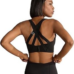 Women's Nylon Wire Free Modern Non-Padded Sports Bra (A0765_Black-image-13