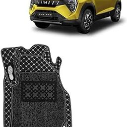 KINGSWAY® Premium 7D Car Floor Mat for XUV 3XO (Year 2024 Onwards) All Model, Luxury Car Foot Mats Compatible with Mahindra XUV 3XO, Set of 3 Pcs, 100% Waterproof and Washable, Classic Black-image-13