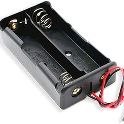 ICSTORE 18650 Lithium Battery Holder Case/Mount/Socket DIY KIT for 3.7V Battery Dual Storage Slots for Power Supply - 1pcs-6