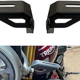 Konnen® Fog Lamp Mount Compatible with Triump Speed 400 (Black, Pack of 1)-2