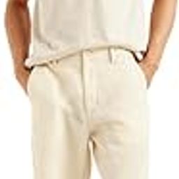 levi's Men's Cream Tapered Shorts-picture-31