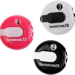 3PCS Golf Score Counter Scorekeeper Tool Clip On Golf Glove or Bag-image-18