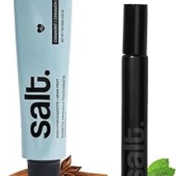 Salt. Oral Care Cinnamint Diabetic-Friendly Toothpaste 100g + Amalfi Travel Size Mouth Spray 10ml - Natural Fresh Breath & Oral Hygiene Set-image-46