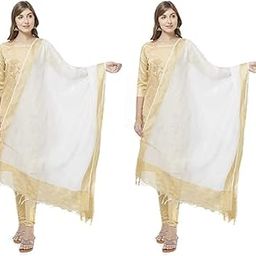 Banarasi Cotton Silk Dupatta for Women’s & Girl's Free Size(Combo_Banarasi_Parent)-image-1