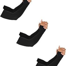 Arm Sleeves for Men & Women – UV Protection, Tattoo Cover, and Cooling Compression for Sports & Outdoor Activities, Pack of 3 pairs-image-78
