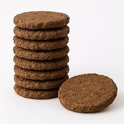 Bharat Organics Pure & Original Desi Cow Dung Cake | 100% Natural Holy Cow Dung for Hawan, Pujan & Religious Ceremonies | Pack of 30,Round 3 Inch, Eco-Friendly, Smokeless Fuel for Spiritual-6