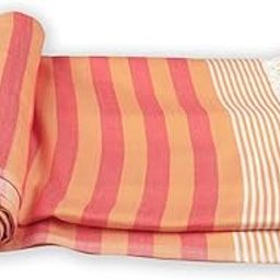 RAMRAJ COTTON Ultra Soft & Quick Absorbent | Bamboo Bath Towel | 0.90m*1.80m - Orange-image-80