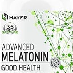 Melatonin 10mg Tablet With Vitamin B6, Passion Flower, L-Theanine, Ashwagandha, Valerian Root, Lemon Balm Promote Deep & Enhances Sleep Quality, Sleeping Supplement-60 Tablets (Pack 1)-2