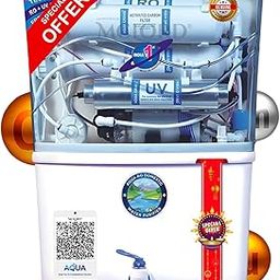 All India Group® Aqua New RO Domestic Water Purifier (RO+ LED UV+ ORC COPPER+ HIGH TDS MEMBRANE+ TDS CONTROL) Best For High Fluoride Water | 9 Stages | 18 LPH | 12 Liter Storage (Aqua Genuine Premium)-15