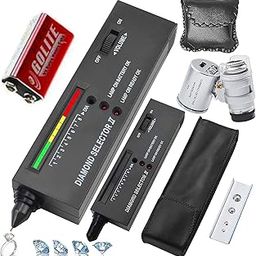 Hqdz Best Sellers Diamond Tester Pen - 60X Mini LED Magnifying, High Accuracy Jewelry Tester Tool, Environmental Protection 9V Battery, Professional Selector for Novice and Expert-12
