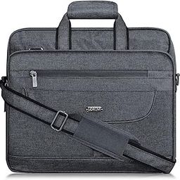 LOREM Grey Color Linen 28L Messenger Bag For Men BG25-image-4