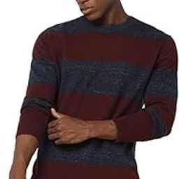 Men's Striped Regular Fit Pullover Sweater-image-82