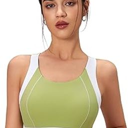 Women's Padded Sports Bra with Running Racerback for Gym/Yoga/Workout, Size S to 2XL-image-11