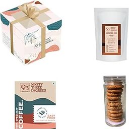 93 DEGREES COFFEE ROASTERS - THE MINI ZM GIFT HAMPER (Coffee Beans Packet - 250g, Easy Pour Over Box, and Cookies)-image-27