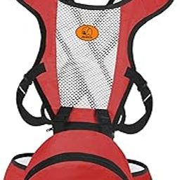 THE STYLE SUTRA® Baby Carrier with Hip Seat Baby Shoulder Carrier for Mom Travelling Red-image-19