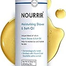 NOURRIR Hyper Moisturizing Shower & Bath Oil, All Skin Types| Dunaliella Salina & Vitamin E. (100 ML)-image-17