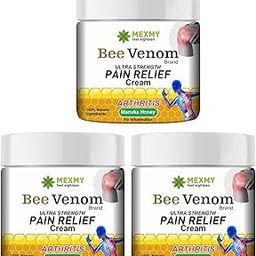 Arthritis Relief Bee Venom Pain Relief Cream For Strong Ayurvedic Joint Pain Relief Oil, Knee Pain, Neck Pain, Back Pain, Shoulder Pain ((Pack of 3) (300 Gm))-108