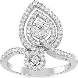 White Gold and Solitaire Ring for Women-image-33