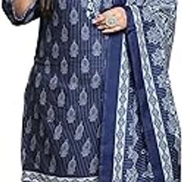 Women's Cotton Blend Salwar Suit Set-picture-10