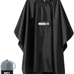 Unisex Outdoor Rain Poncho for Adult,Multi Use, Waterproof, Lightweight, Reusable & Packable, One Size Fits Most-image-97