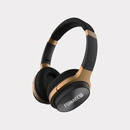 Bluetooth Headphone Focus Stereo, Unleash Crystal Clear Audio with Noise-Cancelling, 6 Hour Playtime, and Bluetooth V5.3 (Gold)-picture-10