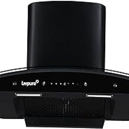 Livpure Avian 90 Cm 1450 m3/hr Curved Glass || Filterless Auto-Clean Kitchen Chimney || 10 Yr Warranty On Motor (2 Yr Comprehensive) by Livpure (Touch And Gesture Control, Black)-image-62