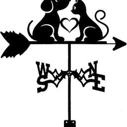 CALANDIS™ Weather Vane Farmhouse Garden Stake Decoration Iron Wind Direction Indicator | Weathervanes | Garden D?©cor | Yard, Garden & Outdoor Living-image-25