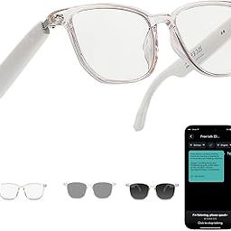 Giinova Ai Traslation Glasses for Women 138 Languages Color-Change Lens with Chat GPT Smart Glasses Bluetooth 5.4 with Speaker for Men-image-70