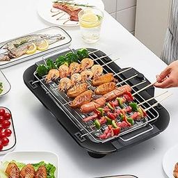 Whixant Portable Electric Smokeless BBQ, Indoor Barbecue Grill with Barbecue Accessories, Removable and Easy To Clean, Suitable for Indoor Family Gathering, 2000W-picture-19
