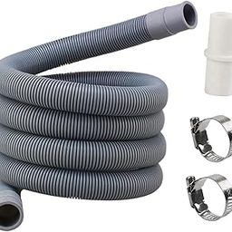 Washing Machine Drain Hose Kit 2M Accessory Easily Install Flexible Replaces | Yard, Garden & Outdoor Living | Pools & Spas | Pool Cleaning Tools |Pool Cleaners & Vacuums-picture-21