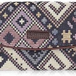 Women’s Printed Flap Wallet Featuring Bold Pattern, Snap Button, and Spacious Card Compartments-image-24