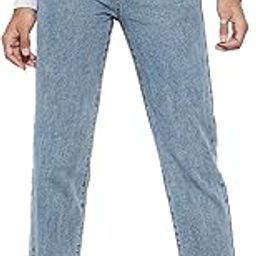 Women High Rise Cotton Lycra Ankle Length Slim fit Blue Solid Jeans (Blue,34)-image-8