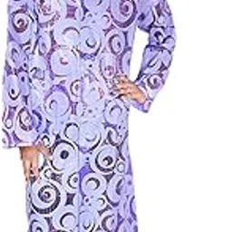 krystle Transparent Purple Deginer Print Women's Raincoat with Hidden Collar Pocket for Cap-picture-19