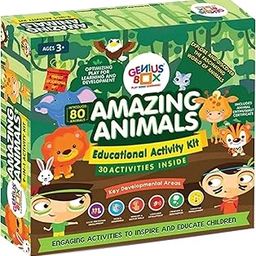 Genius Box - Play some Learning Activity Kit for 3+ Year Age: Amazing Animals DIY, Educational Toy, Learning Kit, Educational Kit, STEM Toy 30 Activity Kit-image-26