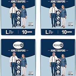 KareIn Kare In Adult Diaper Large,Waist Size 101-139Cm (40"-55"),High Absorbency 40 Pcs-image-21