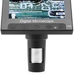 Tobo Microscope DM4 500/1000X Magnification 720p Screen Resolution Digital Microscope Electronic 8Pcs LED Lights PCB Magnifier with 4.3in LCD Display TD-1015IM-10