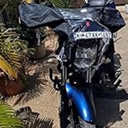 Prisma Collections Waterproof Bike, Scooty Handle and Tank Cover all bikes Dust Proof Cover Protects from Rain and Sunlight Uv Proof | Safe Your Handle Combo Best for Monsoon Season, Rexine-image-15