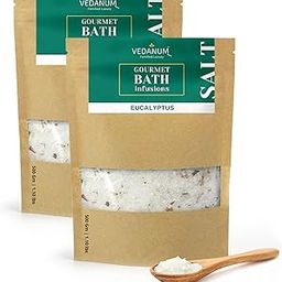 Fortified Epsom Bath Salt Infused with Eucalyptus and Minerals for Aromatherapy, Skin Treatment, Muscle Relief, and Relaxing Body Massage 1 KG Pack-image-87