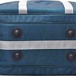 Expandable Waterproof Polyester Lightweight 60 L Travel Duffle with 2 Wheels Blue-image-81